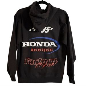 NEW Honda Racing Team Hoodie Mens Pullover JT HRC Motocross Graphic Sweatshirt